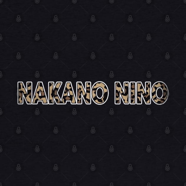 Awesome Proud Name Nino Pattern Retro Anime by Amir Dorsman Tribal